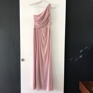 David's Bridal NWT (Cameo) Bridesmaid Dress